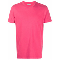 Moncler Camiseta com bordado de logo - Rosa