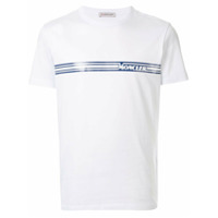 Moncler Camiseta com estampa de logo - Branco