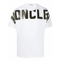 Moncler Camiseta com estampa de logo - Branco