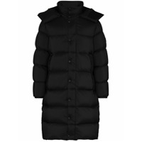 Moncler Casaco longo matelassê Strahlhorn - Preto