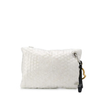 Moncler Clutch pequena Vanille matelassê - Branco