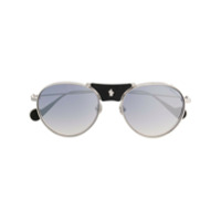 Moncler Eyewear Óculos de sol aviador - Prateado