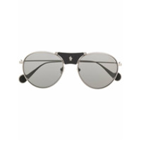 Moncler Eyewear Óculos de sol oversized aviador - Prateado