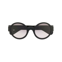 Moncler Eyewear Óculos de sol redondo em degradê - Preto