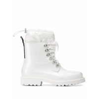 Moncler Galaxite lace-up rain boots - Branco