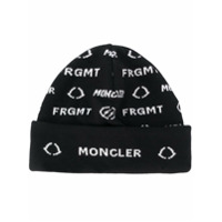 Moncler Gorro Fragment Hiroshi Fujiwara - Preto