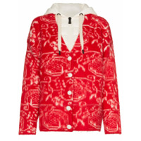 Moncler Grenoble Cardigan Jacquard - Vermelho