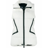 Moncler Grenoble Colete gola alta matelassê - Branco
