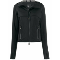 Moncler Grenoble fitted hooded jacket - Preto