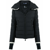 Moncler Grenoble Jaqueta matelassê com capuz - Preto