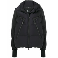 Moncler Grenoble Jaqueta matelassê com zíper - Preto