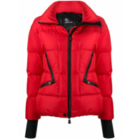 Moncler Grenoble Jaqueta matelassê com zíper - Vermelho