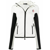 Moncler Grenoble Jaqueta slim color block - Branco