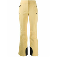 Moncler Grenoble ribbed knee flared trousers - Amarelo