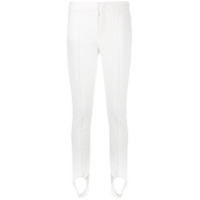 Moncler Grenoble stirrup cuffs slim-fit trousers - Branco