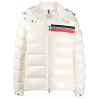Moncler Jaqueta matelassê com zíper - Branco