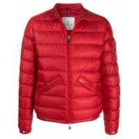 Moncler Jaqueta matelassê com zíper - Vermelho