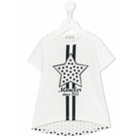 Moncler Kids Camiseta com estampa de estrela - Branco