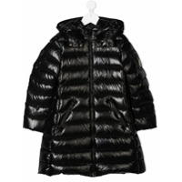 Moncler Kids Jaqueta matelassÃª com zÃ­per - Preto