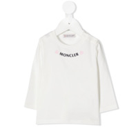 Moncler Kids logo-print sweatshirt - Branco