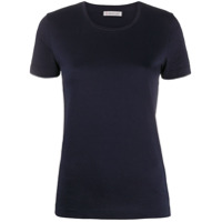 Moncler logo patch short-sleeved T-shirt - Azul