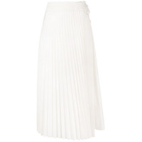 Moncler Saia com pregas e amarração - Branco