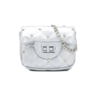 Monnalisa Bolsa com detalhe de tachas - Prateado