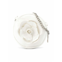 Monnalisa Bolsa tiracolo com floral 3D - Branco