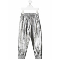 Monnalisa Calça com efeito metálico - Cinza