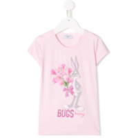Monnalisa Camiseta com estampa Bugs Bunny - Rosa