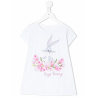 Monnalisa Camiseta com estampa gráfica Bugs Bunny - Branco