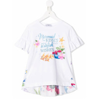 Monnalisa Camiseta com estampa Little Mermaid - Branco