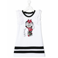 Monnalisa Camiseta Minnie Mouse com aplicação - Branco