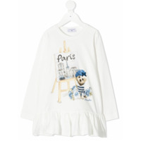 Monnalisa Camiseta Paris com estampa - Neutro