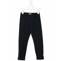 Monnalisa Legging de jersey com aplicações de strass - Azul