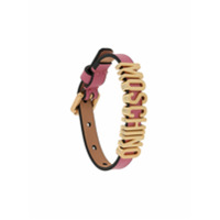 Moschino adjustable logo plaque bracelet - Rosa