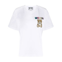 Moschino Camiseta com aplicação de strass - Branco