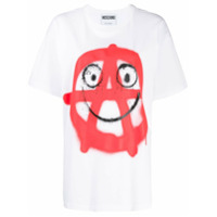 Moschino Camiseta com estampa de grafite - Branco