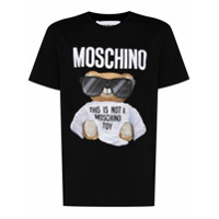 Moschino Camiseta com estampa de logo - Preto
