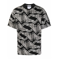 Moschino Camiseta com logo gráfico - Preto
