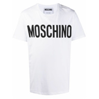 Moschino Camiseta mangas curtas com estampa de logo - Branco