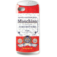 Moschino Capa Drink Moschino para iPhone 5 - Estampado