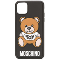 Moschino Capa para iPhone 11 Pro Max Teddy Bear - Preto