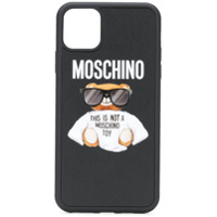 Moschino Capa para iPhone 11 Pro Max Teddy - Preto