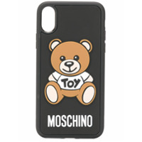 Moschino Capa Toy Teddy Bear para iPhone X/XS - Preto