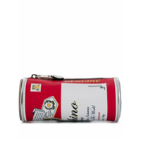 Moschino Estojo em forma de lata com zíper - Vermelho