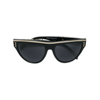 Moschino Eyewear Óculos de sol com contraste - Preto