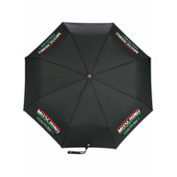 Moschino Guarda-chuva com estampa 'Couture!' - Preto