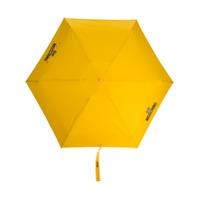 Moschino Guarda-chuva com estampa de logo - Amarelo