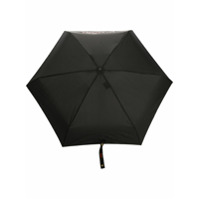 Moschino Guarda-chuva com estampa de logo - Preto